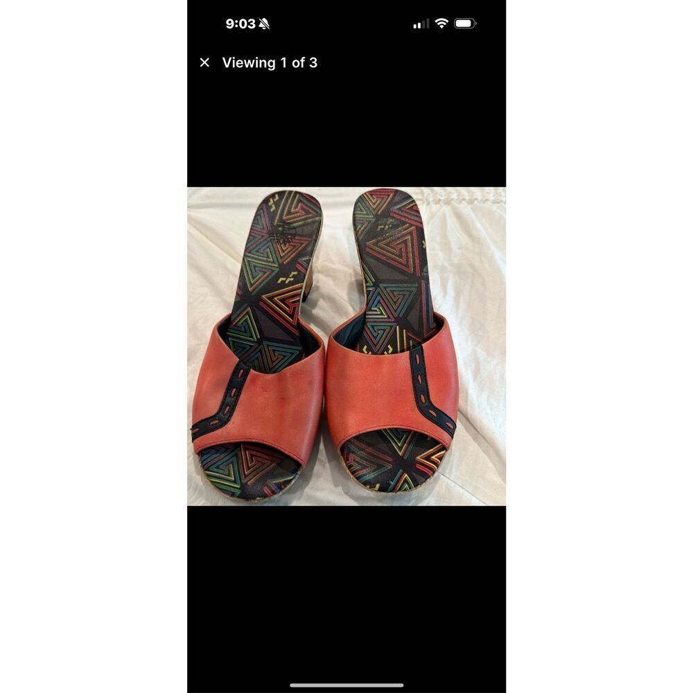 Timberland rust colored open toed shoes, size 7 - Picture 5 of 5